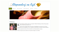 Desktop Screenshot of klompenmakerijvankuijk.nl